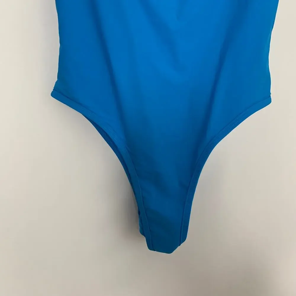 Ocean Ave Riot Swim Theo-OP Aire Square Back One Piece Womens New Small